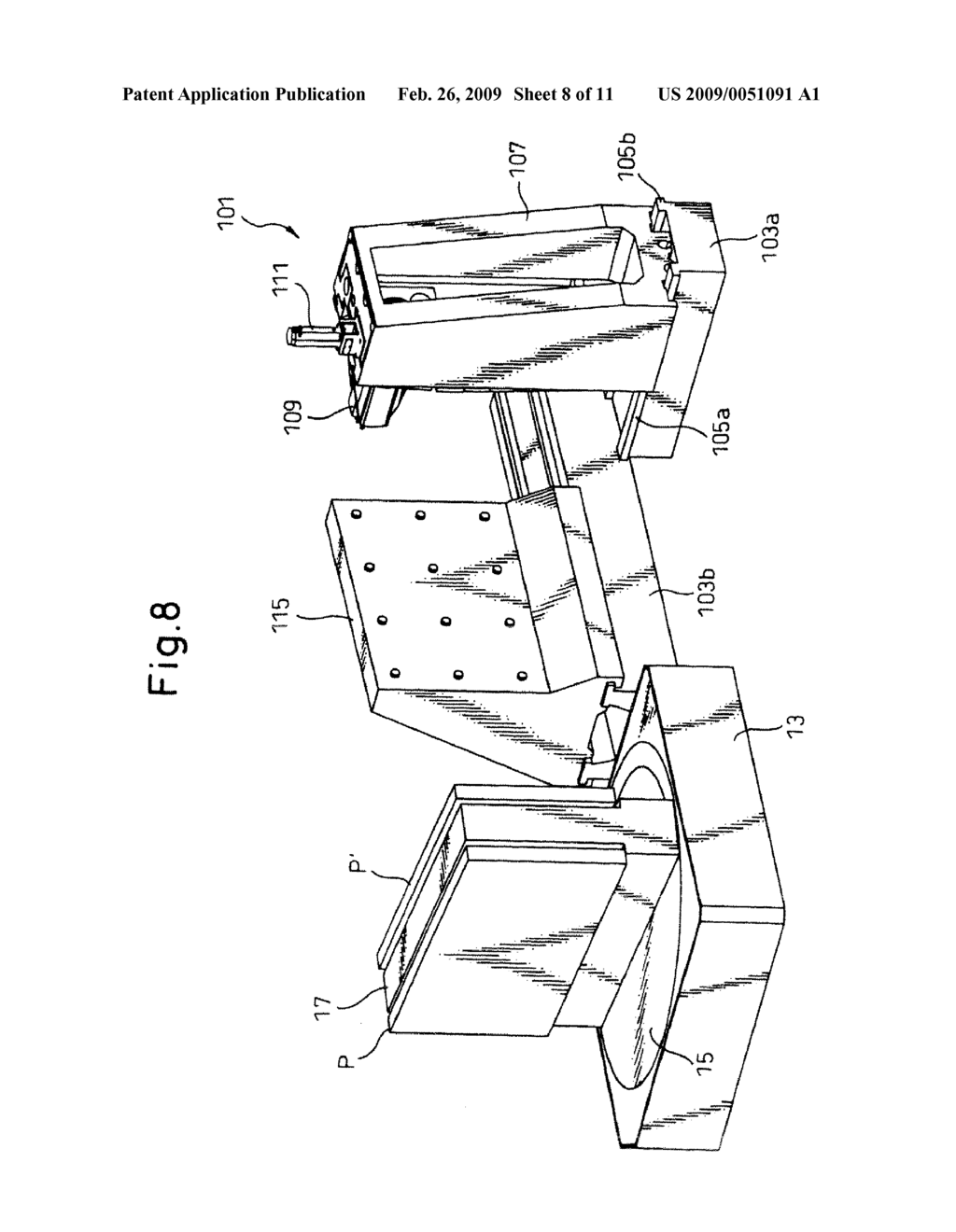 Machine Tool Facility Equipped with a Pallet Exchanger - diagram, schematic, and image 09