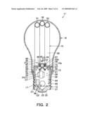 SELF-BALLASTED FLUORESCENT LAMP AND LIGHTING APPARATUS diagram and image