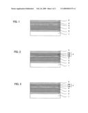 ORGANIC ELECTROLUMINESCENT ELEMENT diagram and image