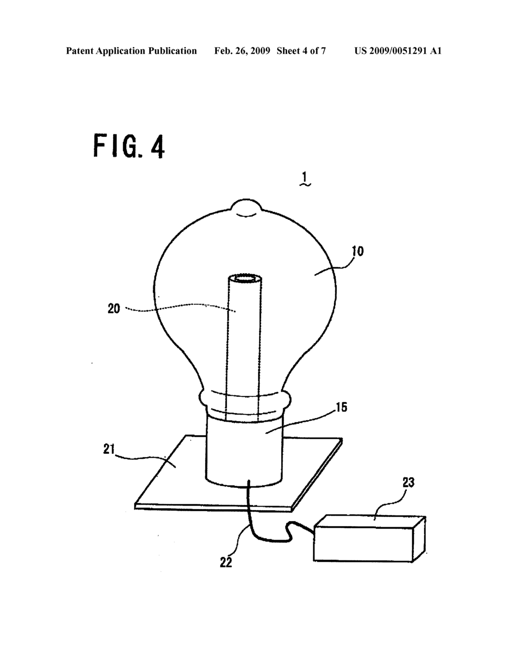 ELECTRODELESS DISCHARGE LAMP AND LIGHTING APPARATUS USING THE SAME - diagram, schematic, and image 05