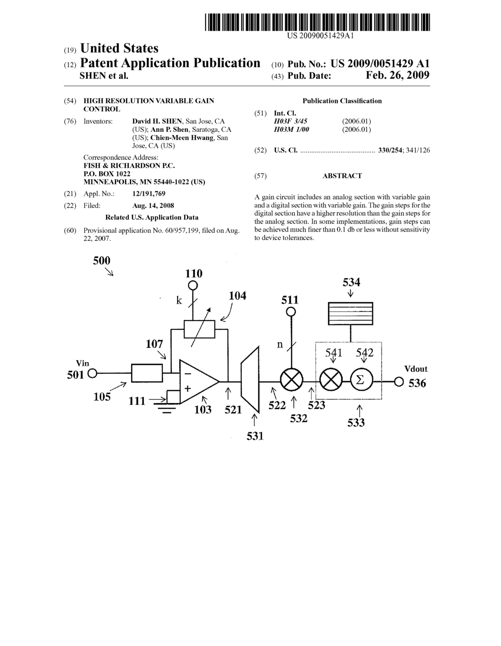 HIGH RESOLUTION VARIABLE GAIN CONTROL - diagram, schematic, and image 01