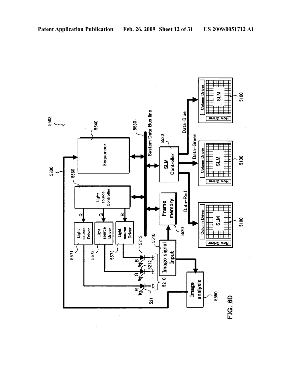 Projection apparatus using variable light source - diagram, schematic, and image 13