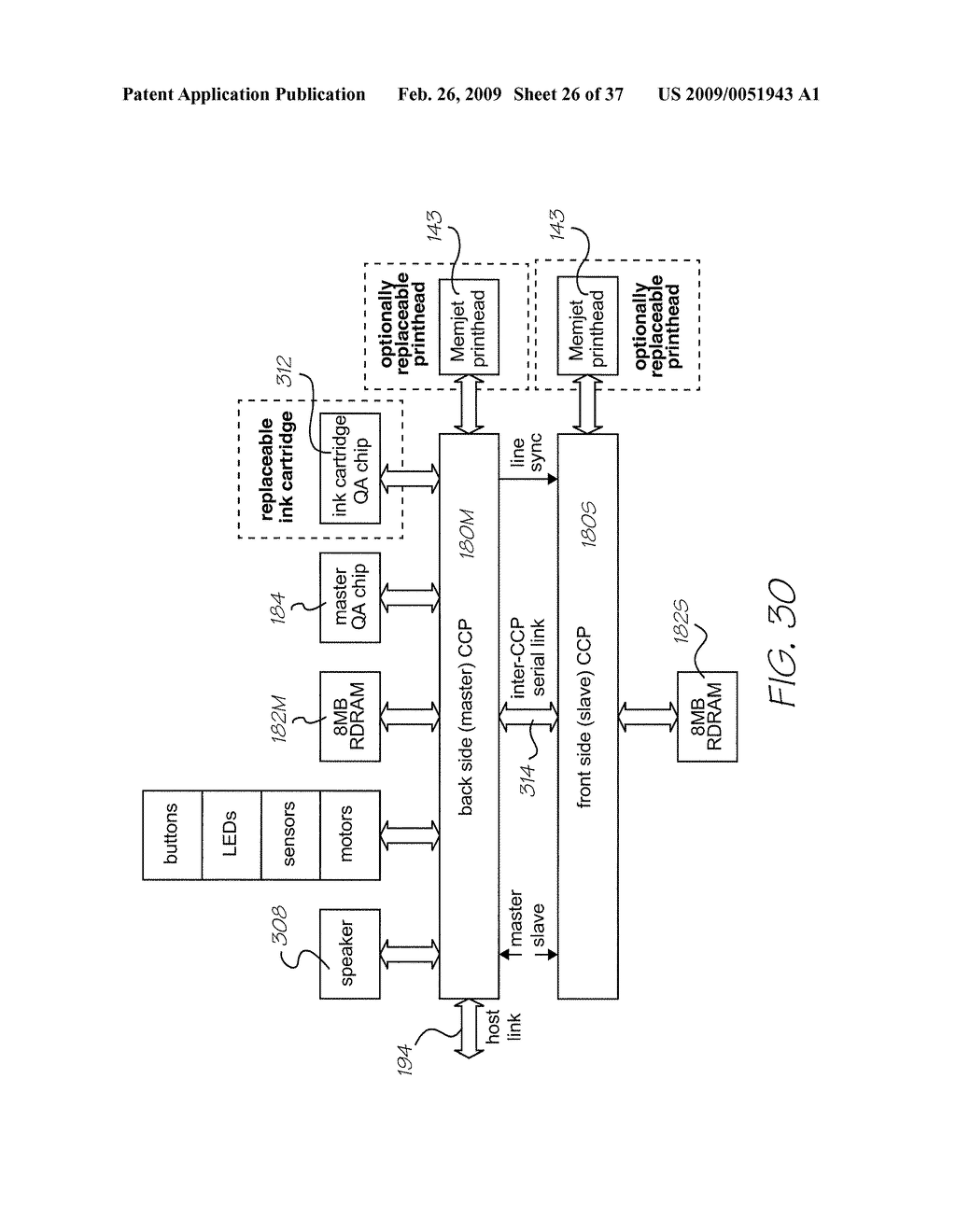 DUAL PRINTHEAD CONTROLLER ARCHITECTURE FOR INK QUALITY ASSURANCE CIRCUITRY - diagram, schematic, and image 27