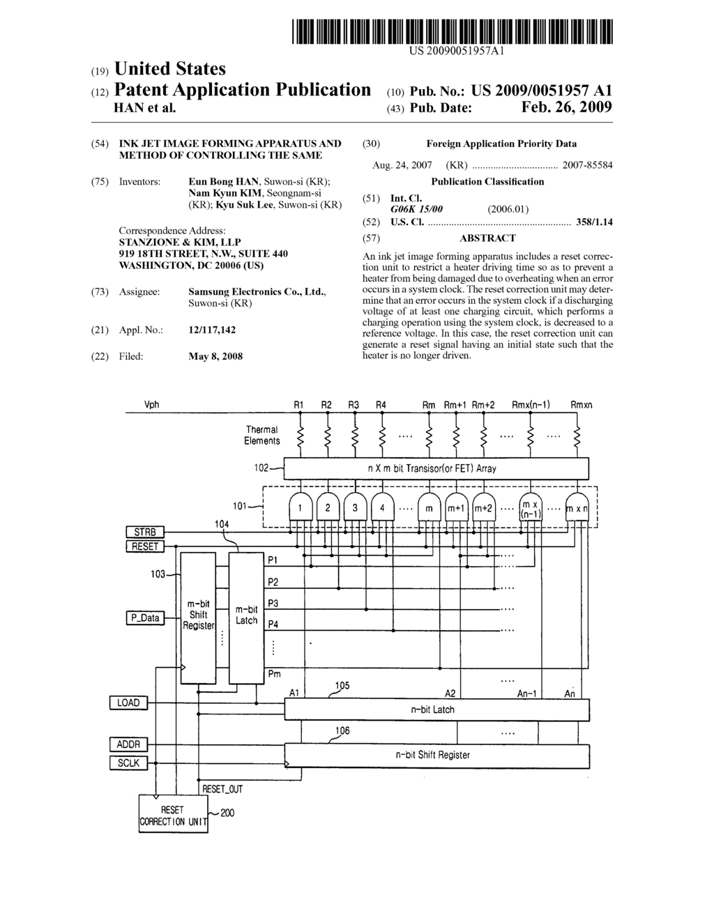 INK JET IMAGE FORMING APPARATUS AND METHOD OF CONTROLLING THE SAME - diagram, schematic, and image 01