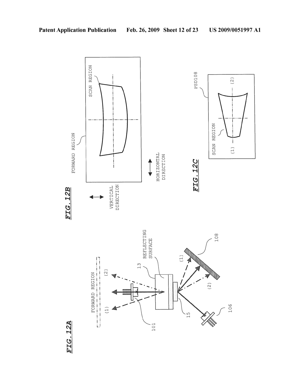 LASER RADAR AND BEAM IRRADIATION APPARATUS THEREFOR - diagram, schematic, and image 13