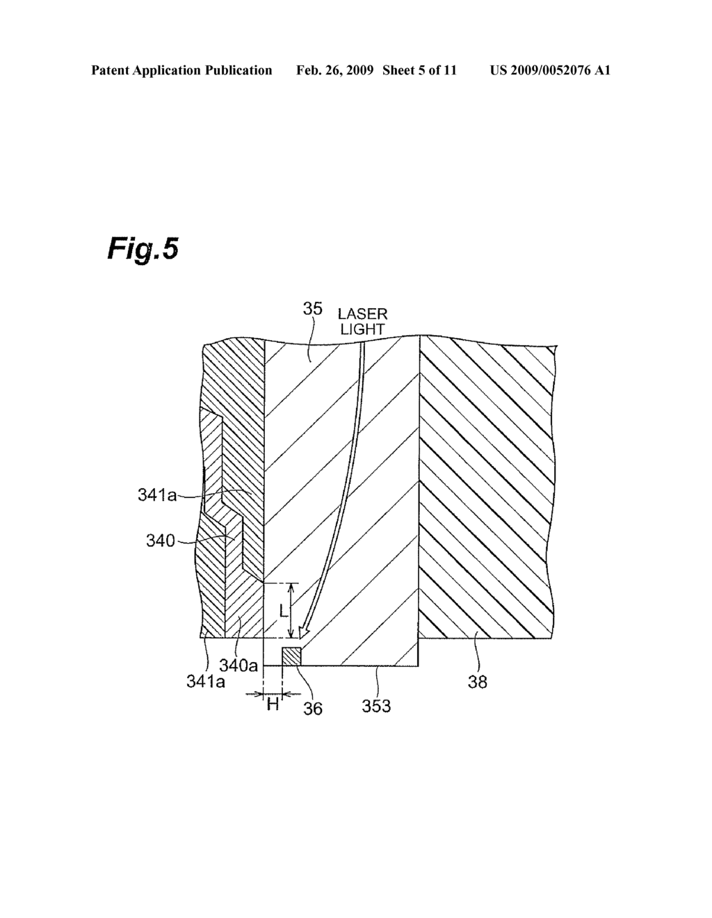 THERMALLY ASSISTED MAGNETIC HEAD WITH OPTICAL WAVEGUIDE - diagram, schematic, and image 06