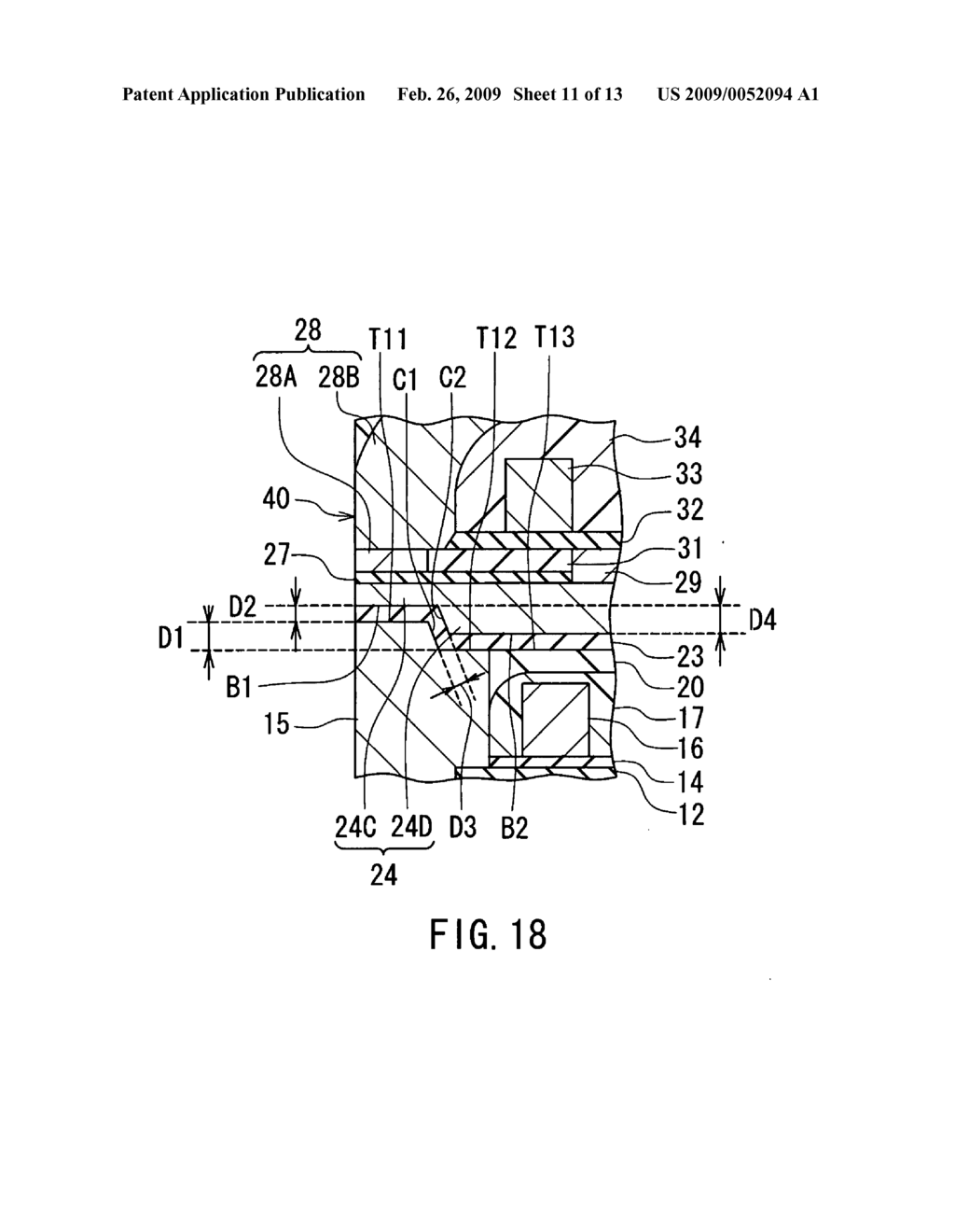 Magnetic head for perpendicular magnetic recording and method of manufacturing the same, the magnetic head including pole layer and two shields sandwiching the pole layer - diagram, schematic, and image 12