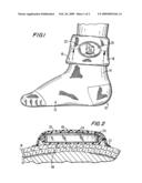 Motion-responsive illuminated stocking diagram and image