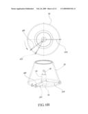 ROTATING STRUCTURE FOR FOLDING SUPPORTS OF A LAMP diagram and image