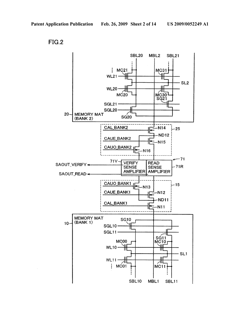 SEMICONDUCTOR MEMORY DEVICE HAVING MEMORY BLOCK CONFIGURATION - diagram, schematic, and image 03