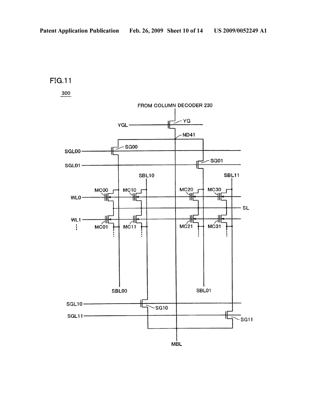 SEMICONDUCTOR MEMORY DEVICE HAVING MEMORY BLOCK CONFIGURATION - diagram, schematic, and image 11