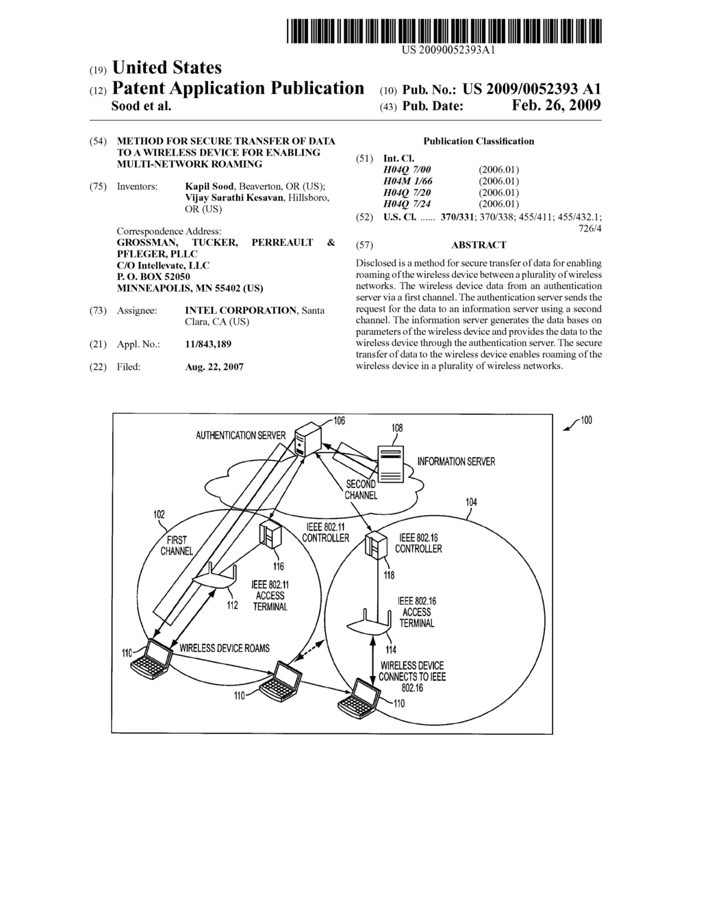 METHOD FOR SECURE TRANSFER OF DATA TO A WIRELESS DEVICE FOR ENABLING MULTI-NETWORK ROAMING - diagram, schematic, and image 01