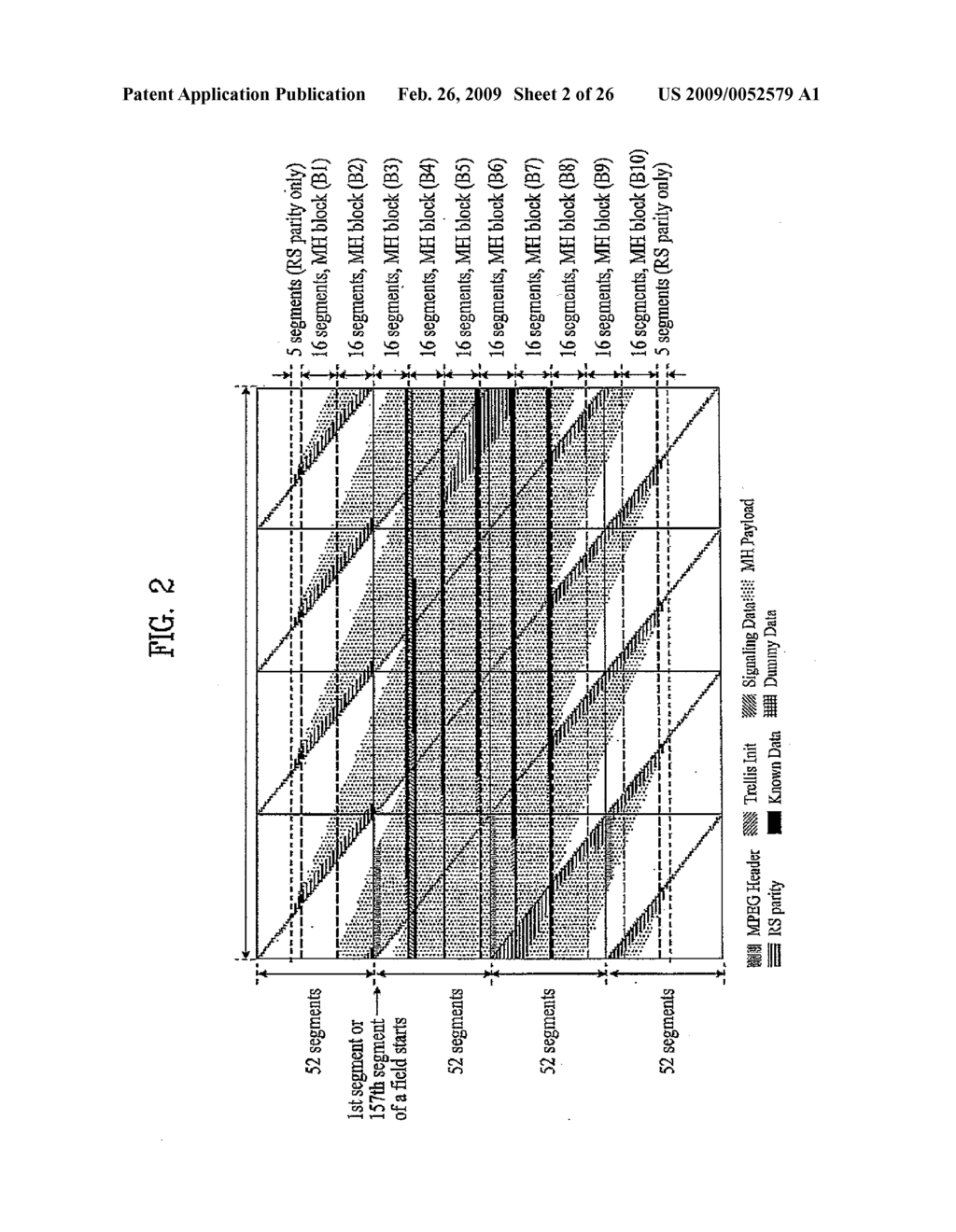 DIGITAL BROADCASTING SYSTEM AND METHOD OF PROCESSING DATA IN DIGITAL BROADCASTING SYSTEM - diagram, schematic, and image 03