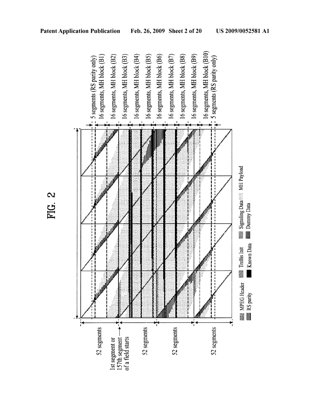 DIGITAL BROADCASTING SYSTEM AND METHOD OF PROCESSING DATA IN DIGITAL BROADCASTING SYSTEM - diagram, schematic, and image 03