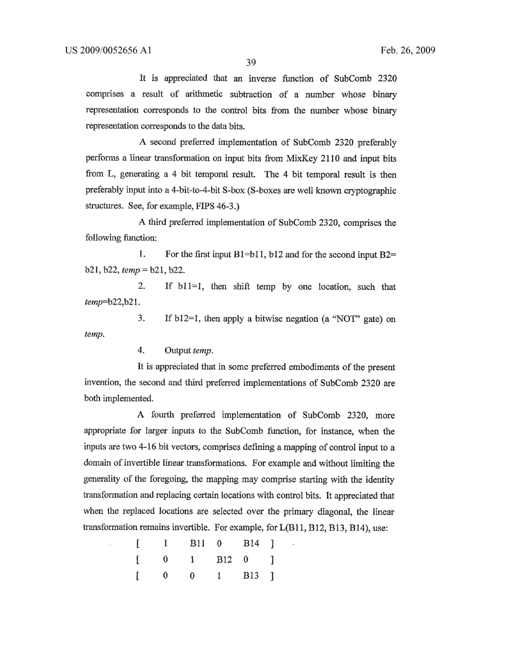 Method and System for Block Cipher Encryption - diagram, schematic, and image 61