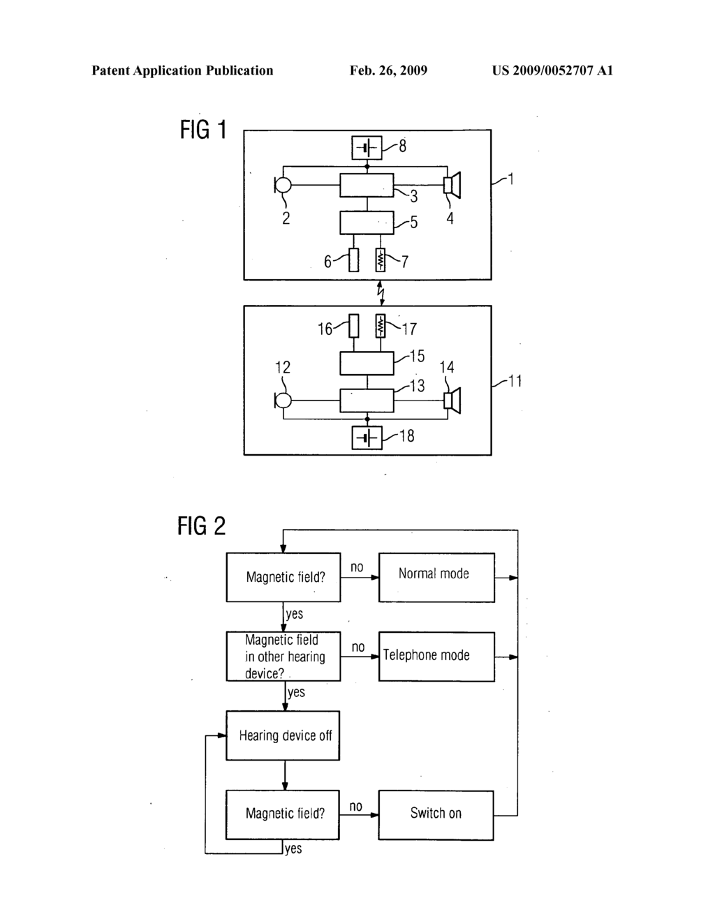 Hearing-aid system having magnetic-field sensors - diagram, schematic, and image 02