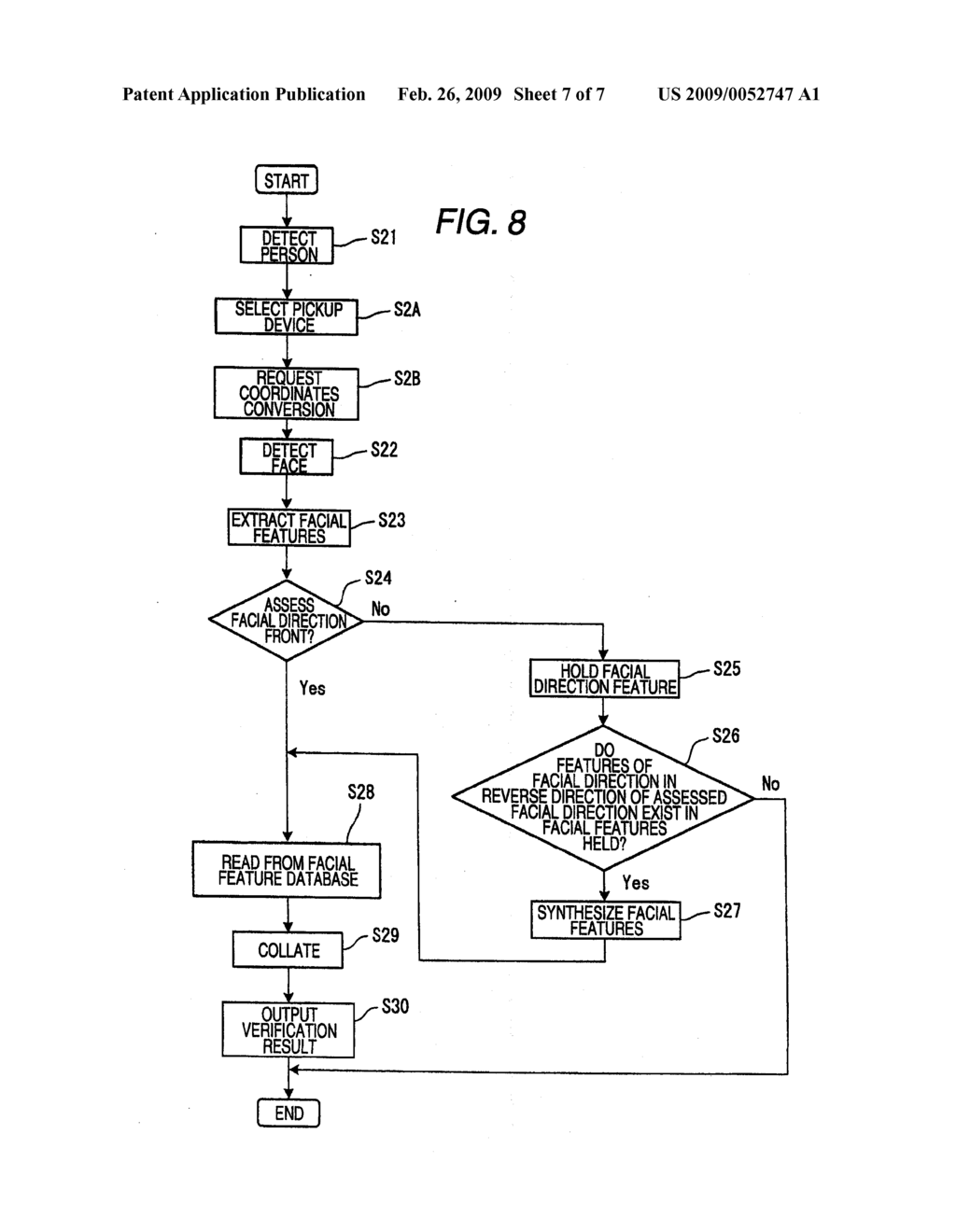 FACE FEATURE COLLATOR, FACE FEATURE COLLATING METHOD, AND PROGRAM - diagram, schematic, and image 08