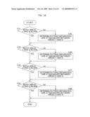 Image forming apparatus having writing space mode diagram and image