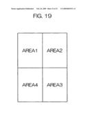 Image forming apparatus having writing space mode diagram and image