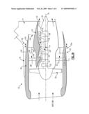 GAS TURBINE ENGINE WITH AXIAL MOVABLE FAN VARIABLE AREA NOZZLE diagram and image