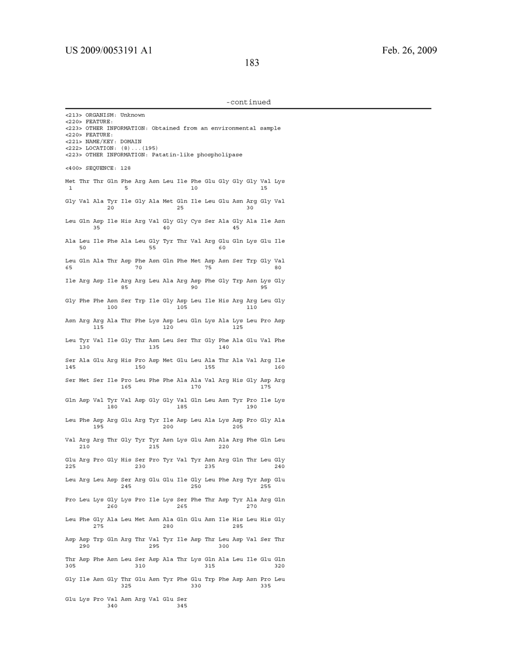 PHOSPHOLIPASES, NUCLEIC ACIDS ENCODING THEM AND METHODS FOR MAKING AND USING THEM - diagram, schematic, and image 208