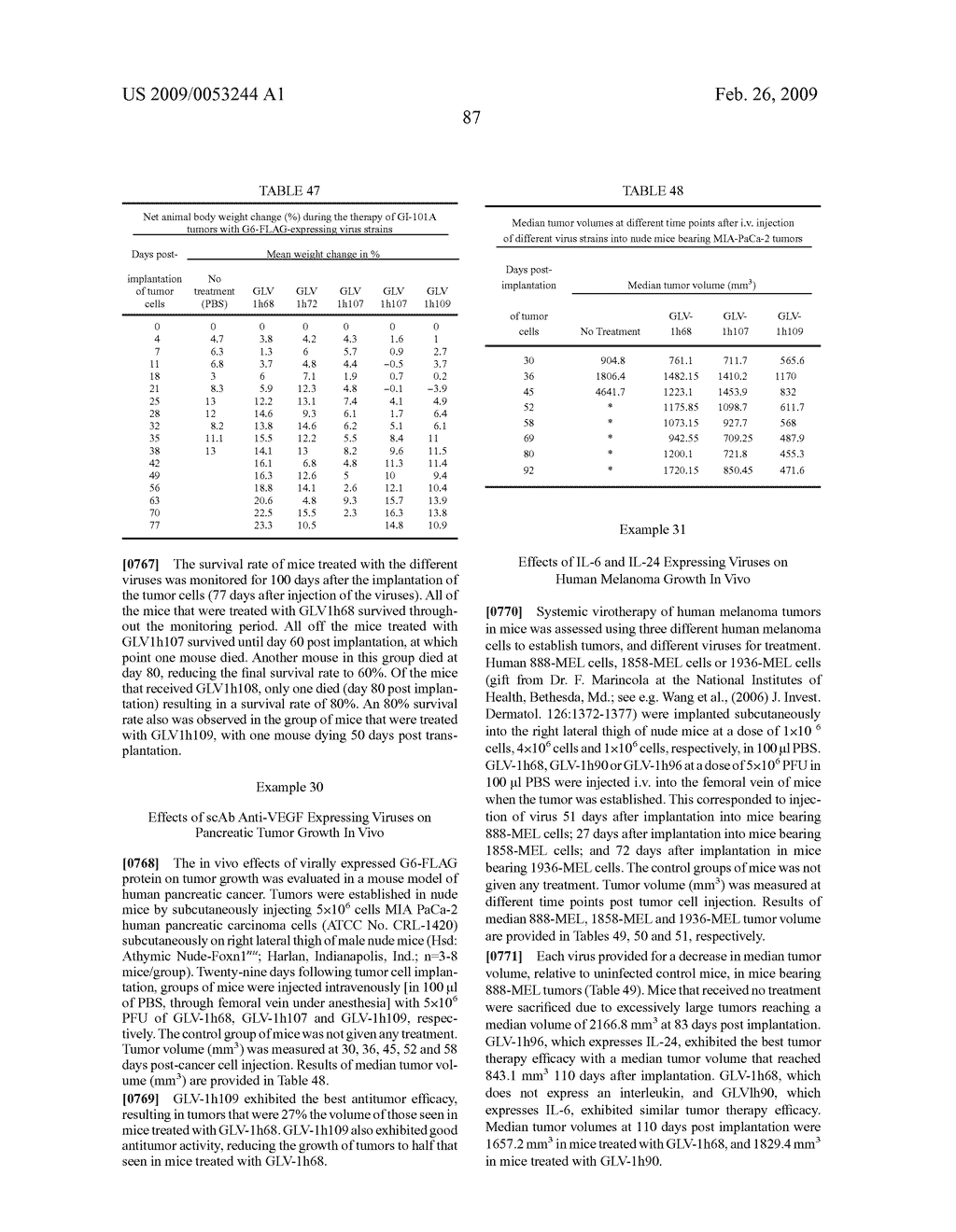 Modified vaccinia virus strains for use in diagnostic and therapeutic methods - diagram, schematic, and image 88