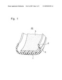 FLEXIBLE POLYURETHANE FOAM FOR TIRES, NOISE REDUCING DEVICE AND TIRE diagram and image