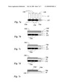 Method for producing a partially shaped electrically conductive structure diagram and image