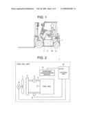 Abnormality detecting device for a fuel cell powered industrial vehicle diagram and image