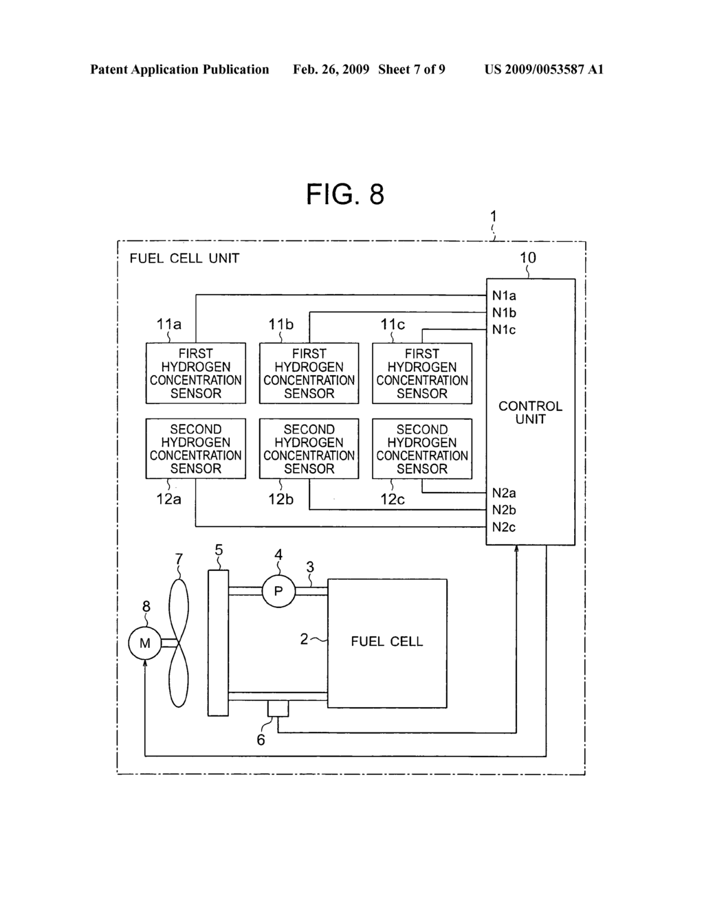 Abnormality detecting device for a fuel cell powered industrial vehicle - diagram, schematic, and image 08