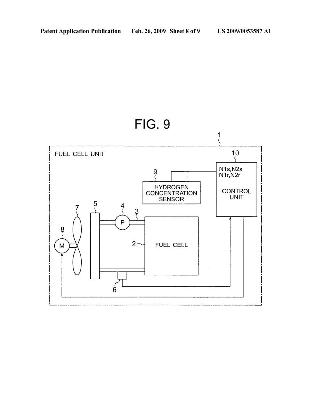 Abnormality detecting device for a fuel cell powered industrial vehicle - diagram, schematic, and image 09