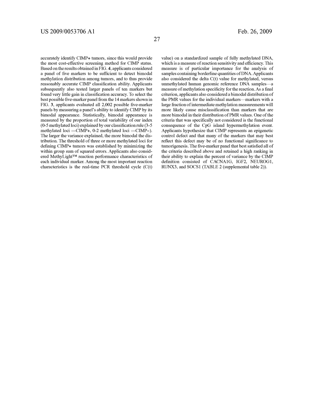 DNA METHYLATION MARKERS ASSOCIATED WITH THE CPG ISLAND METHYLATOR PHENOTYPE (CIMP) IN HUMAN COLORECTAL CANCER - diagram, schematic, and image 34