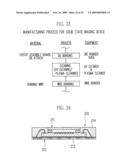 METHOD OF MANUFACTURING SOLID STATE IMAGING DEVICE diagram and image