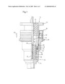 COAXIAL INSERTION CONNECTED CONNECTOR HAVING QUICK ACTION LOCKING MECHANISM diagram and image