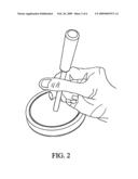 Game call striker shaping retainer diagram and image