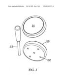 Game call striker shaping retainer diagram and image