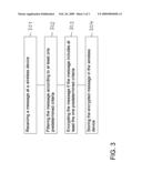 MESSAGE PROCESSING APPARATUS, WIRELESS DEVICE AND METHOD OF STORING A MESSAGE IN A WIRELESS DEVICE diagram and image