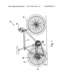 BICYCLE REAR DERAILLEUR WITH A MOTION RESISTING STRUCTURE diagram and image