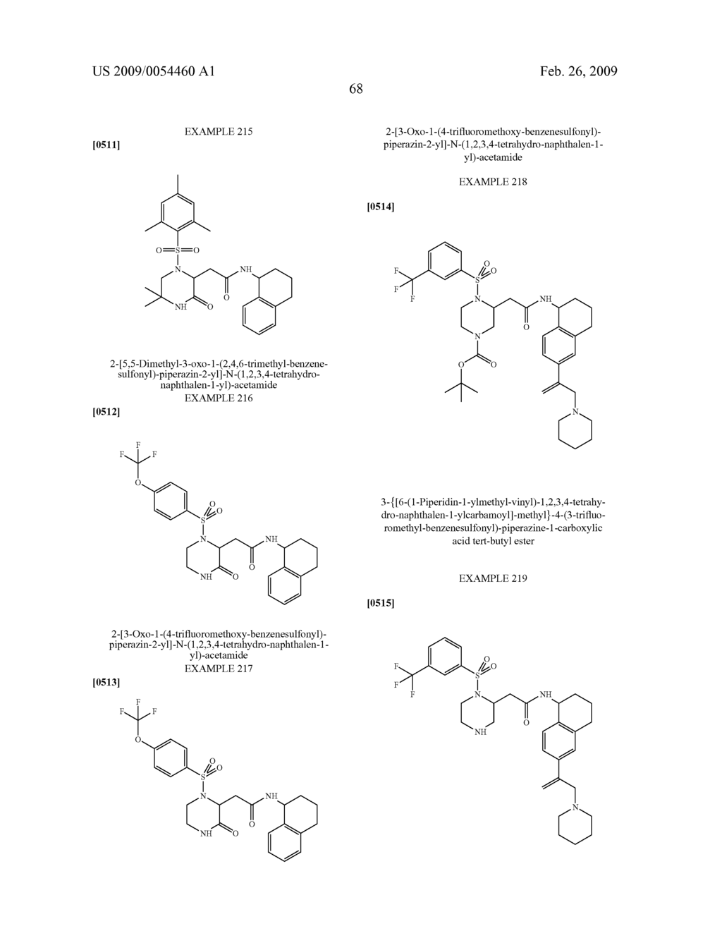 Piperazine derivatives and methods of use - diagram, schematic, and image 69
