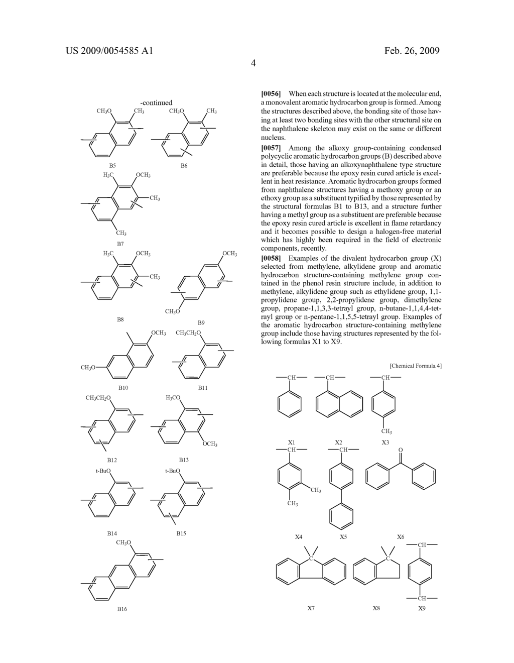 EPOXY RESIN COMPOSITION AND CURED ARTICLE THEREOF, SEMICONDUCTOR ENCAPSULATION MATERIAL, NOVEL PHENOL RESIN, AND NOVEL EPOXY RESIN - diagram, schematic, and image 21