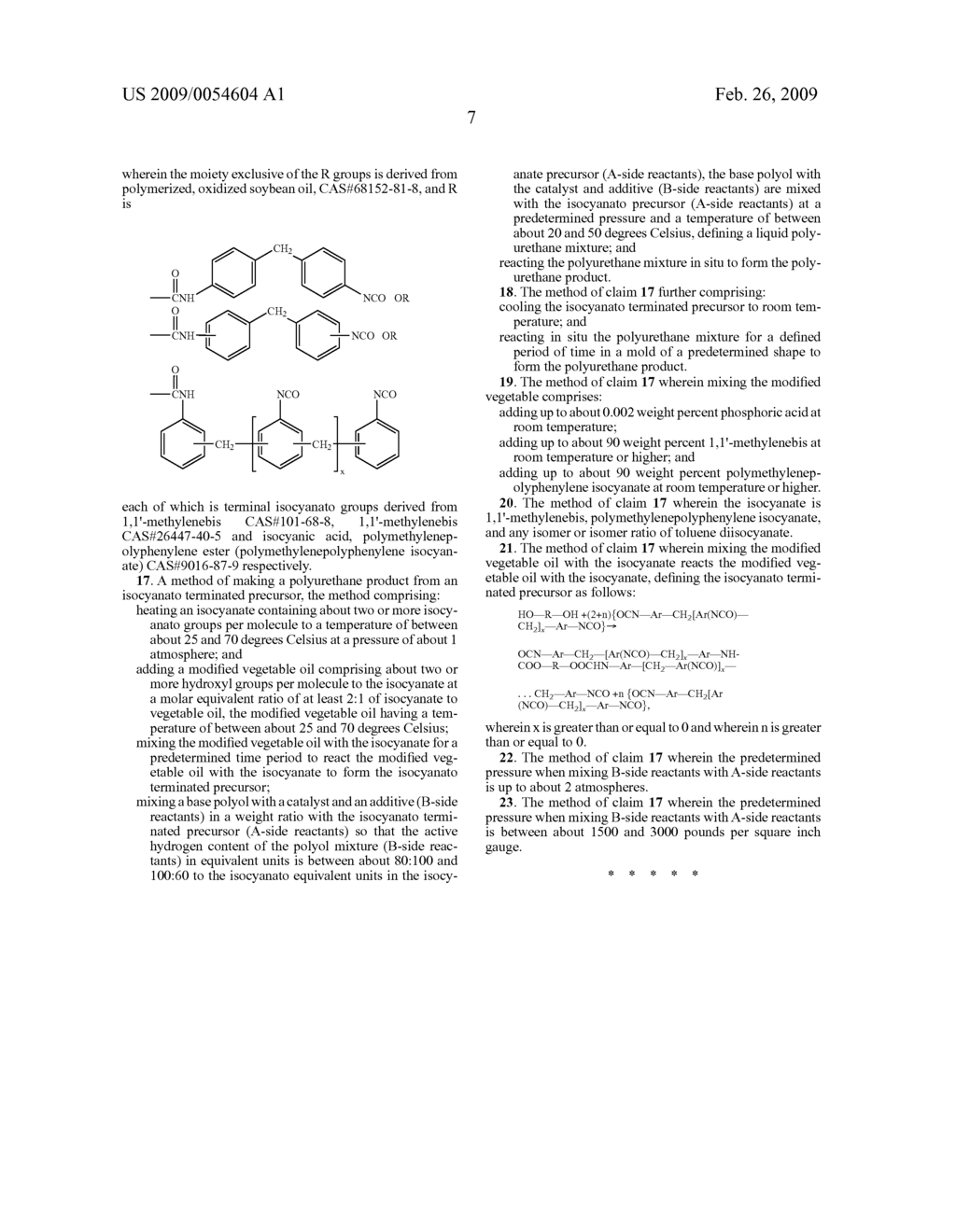 ISOCYANATO TERMINATED PRECURSOR AND METHOD OF MAKING THE SAME - diagram, schematic, and image 09