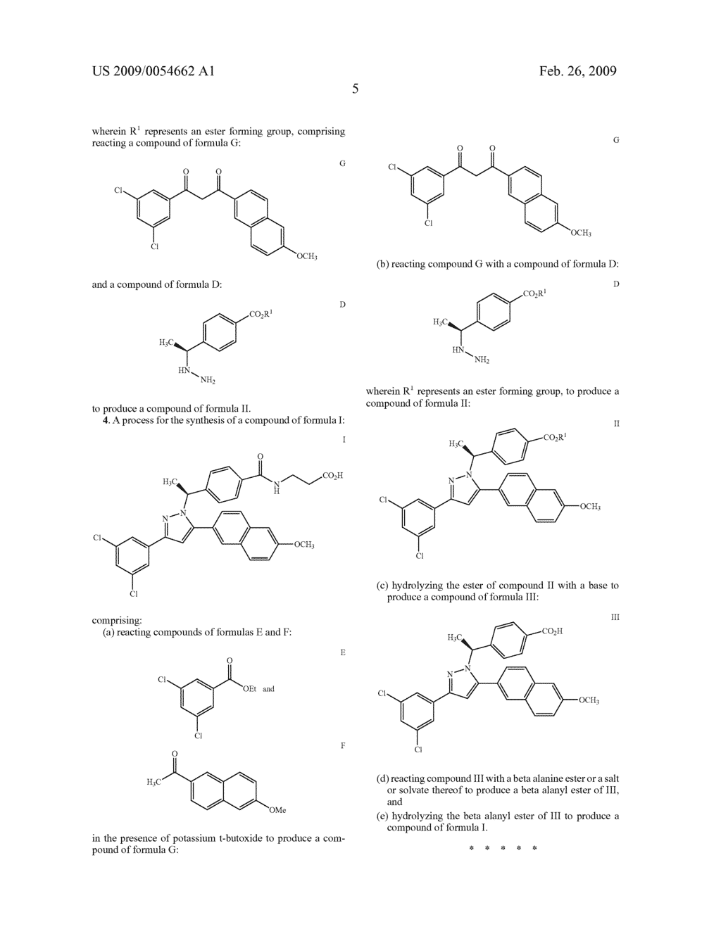 Process for synthesizing a substituted pyrazole - diagram, schematic, and image 06