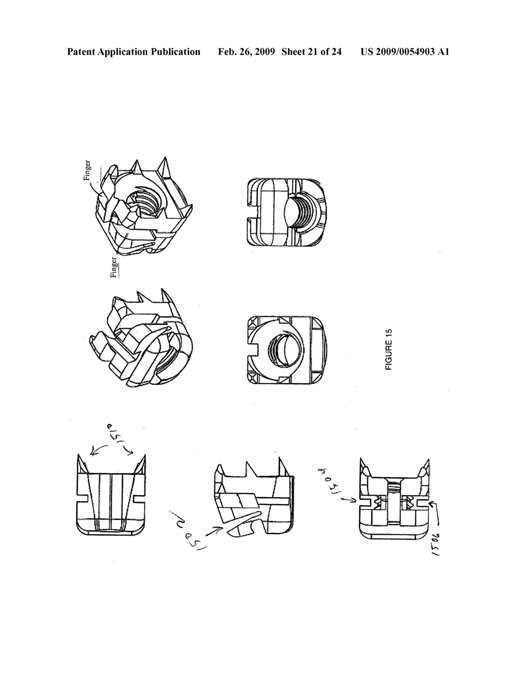 BONE FIXATION IMPLANT SYSTEM AND METHOD - diagram, schematic, and image 22