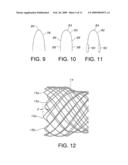 ATRAUMATIC STENT WITH REDUCED DEPLOYMENT FORCE, METHOD FOR MAKING THE SAME AND METHOD AND APPARATUS FOR DEPLOYING AND POSITIONING THE STENT diagram and image