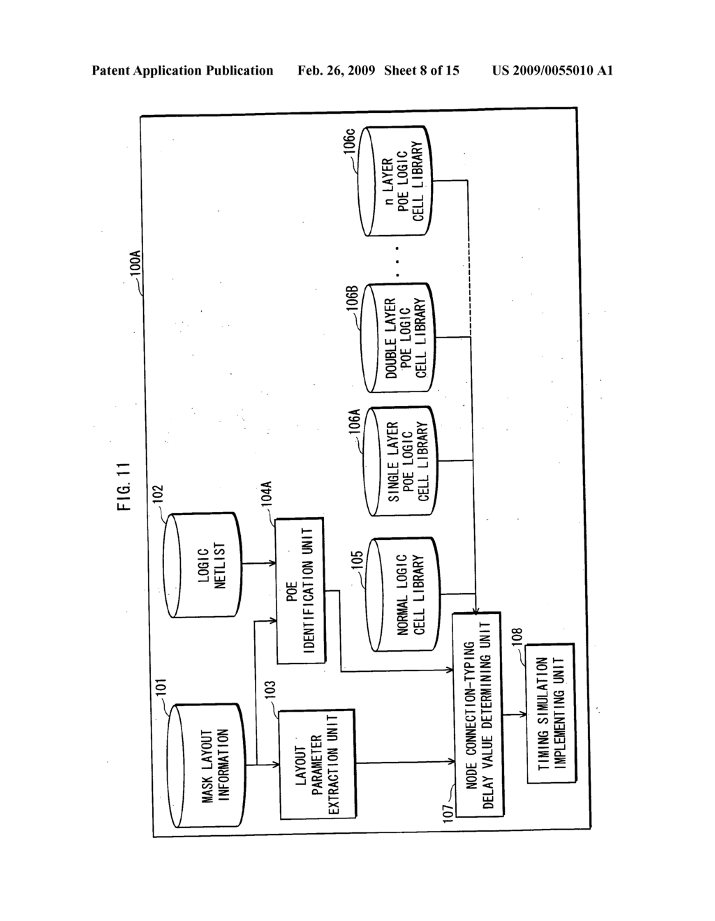 Back annotation equipment, mask layout correcting equipment, back annotation method, program, recording medium, process for fabricating semiconductor integrated circuit - diagram, schematic, and image 09