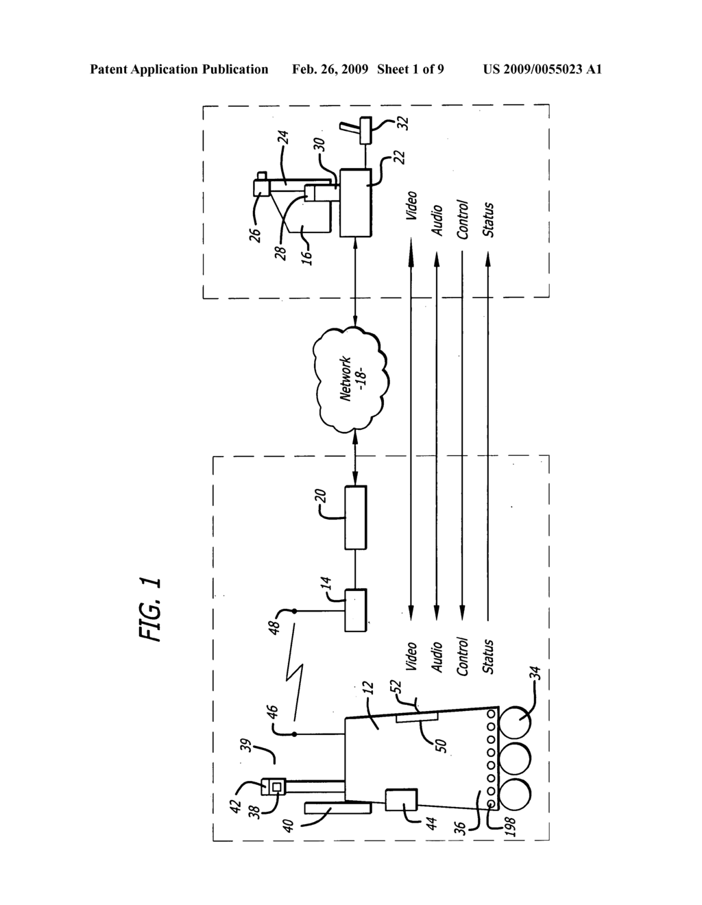 Telepresence robot with a printer - diagram, schematic, and image 02