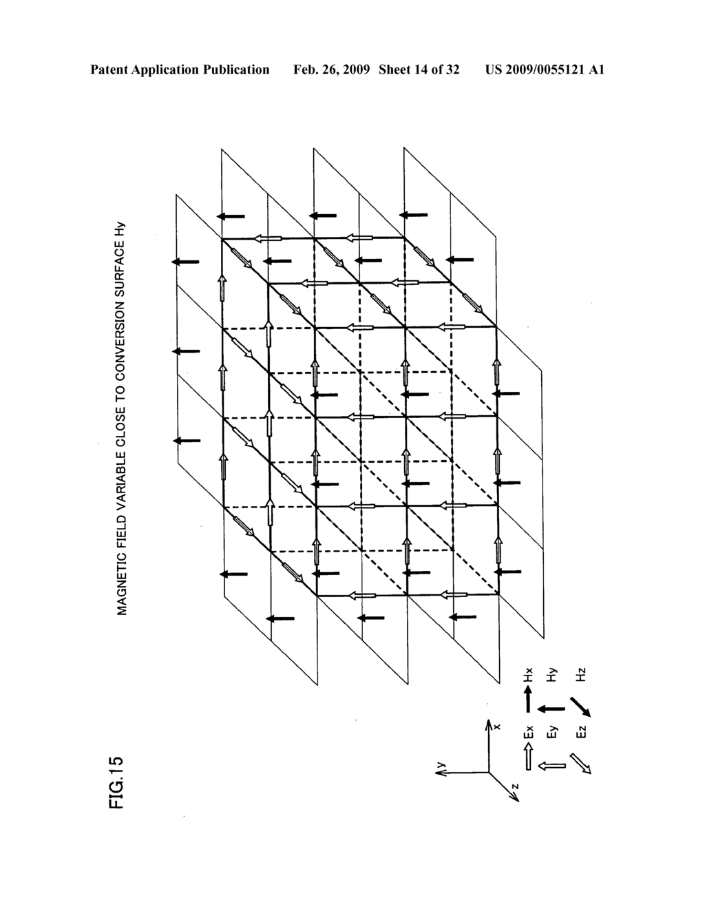 Computer-readable medium storing electromagnetic field analysis program, and method of causing computer to perform electromagnetic field analysis - diagram, schematic, and image 15