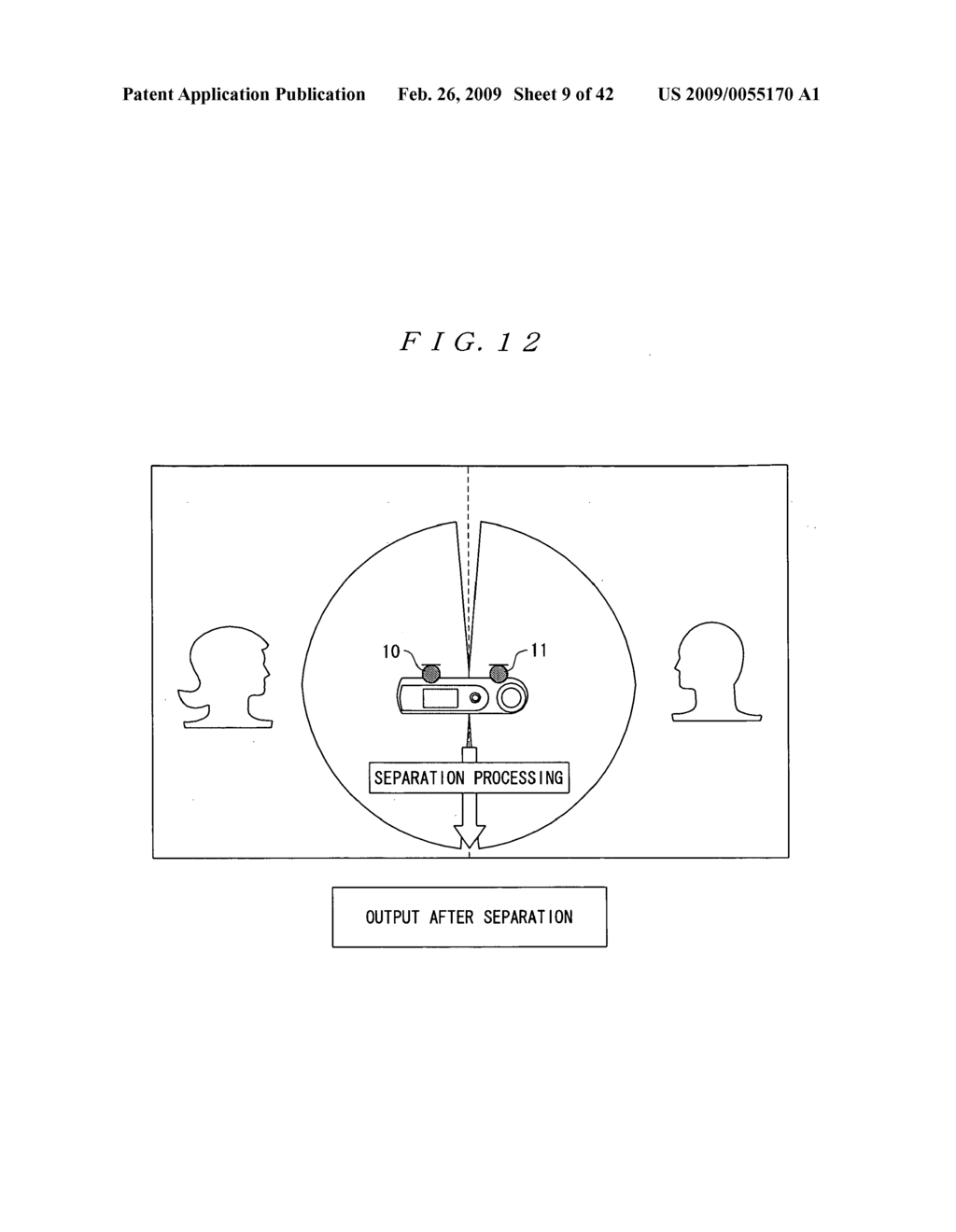 Sound Source Separation Device, Speech Recognition Device, Mobile Telephone, Sound Source Separation Method, and Program - diagram, schematic, and image 10