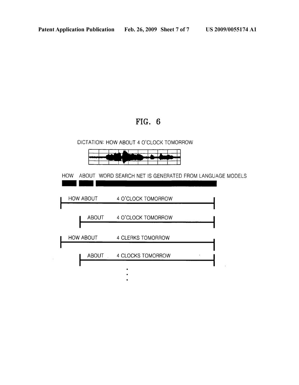 Method and apparatus for automatically completing text input using speech recognition - diagram, schematic, and image 08