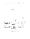 MOBILE TERMINAL AND METHOD OF INPUTTING MESSAGE THERETO diagram and image